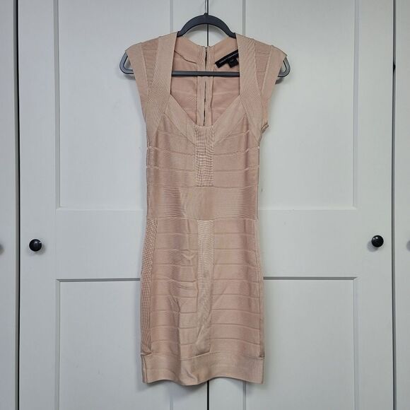 French Connection womens bandage bodycon dress, size 4 - Picture 3 of 8